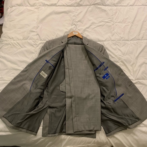 Egara slim fit 42 tall full suit - Picture 2 of 2